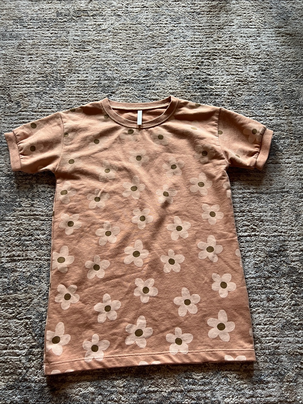 Rylee and Cru Kids Floral Tee Dress - Pink